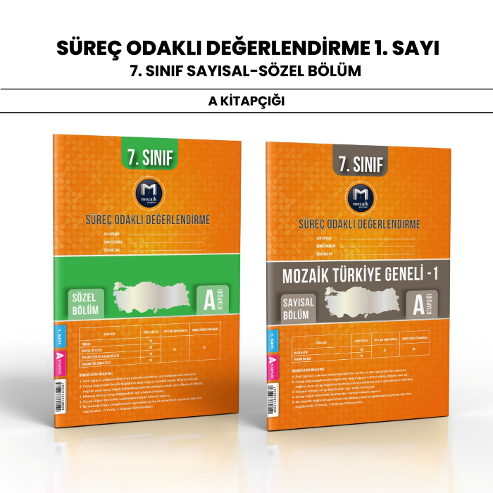 MOZAİK 07.SINIF TÜRKİYE GENELİ SAY/SÖZ 1-A -24-25